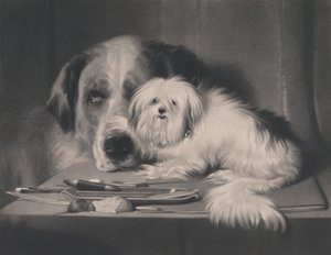 Maltan leijonakoira – heimonsa viimeinen, 1844. tekijältä Thomas Landseer