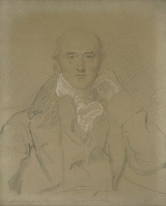 Muotokuva George Canningista, M.P. (1770-1827), puolipitkä, istuva (lyijykynä, musta, valkoinen & punainen liitu kankaalle) tekijältä Thomas Lawrence