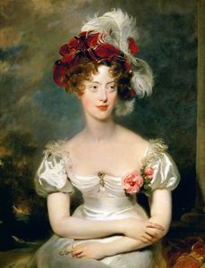 Napolin ja Sisilian prinsessa Caroline 1798-1870, herttuatar de Berry tekijältä Thomas Lawrence