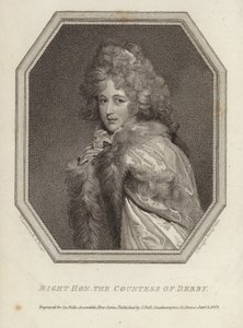 Oikea Derbyn kreivitär tekijältä Thomas Lawrence