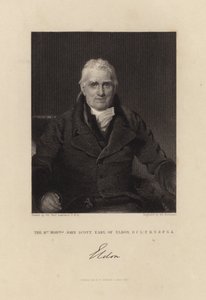 Oikea kunniallinen John Scott Earl of Eldon tekijältä Thomas Lawrence