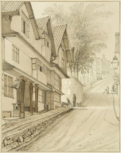 Pyhän Mikaelin kukkula (akvarelli paperille)