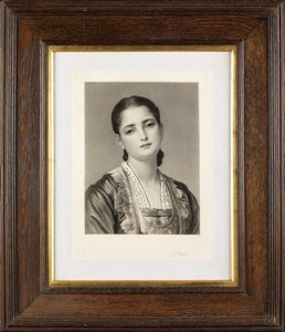 Anita (mezzotint) tekijältä Thomas Lewis Atkinson