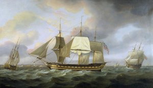 Arvoisa E.I. Yhtiön laiva "Belvedere", kapteeni Charles Christie Commander, 1800