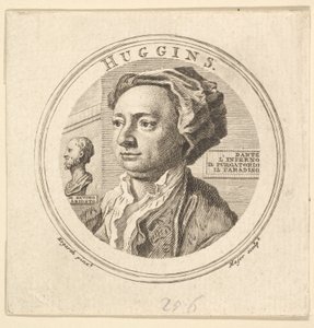 Muotokuva William Hugginsista, Arioston kääntäjästä, 1760. tekijältä Thomas Major