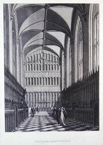 New College Chapel tekijältä Thomas Malton Jnr.