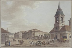 Liteyny Avenue Pietarissa, 1790 tekijältä Thomas Malton the Elder