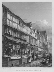 The Butcher Row, Exeter (kaiverrus)