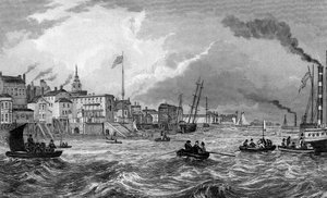 Gravesend, Kent, julkaistu 1831 (kaiverrus)
