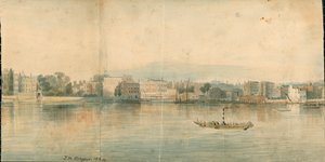 Panoraama Thames-joen pohjoispuolelta, 13 osaa. tekijältä Thomas Mann Baynes