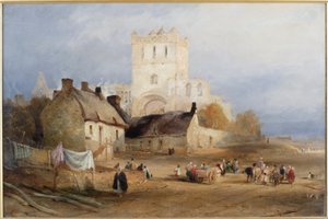 Jedburgh Abbey, noin 1835