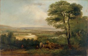 "Maisema: Näkymä Northumberlandissa", 1804-1848 tekijältä Thomas Miles Richardson I