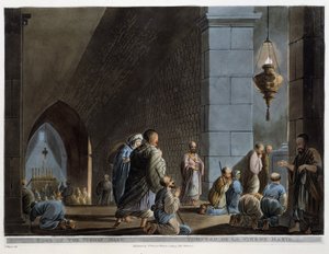 Neitsyt Marian hauta. "" Näkymät Egyptissä" tekijältä Thomas Milton