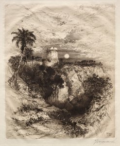 Cortesin torni, 1883. tekijältä Thomas Moran