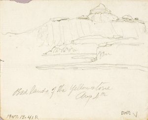 Yellowstonen huonot maat tekijältä Thomas Moran