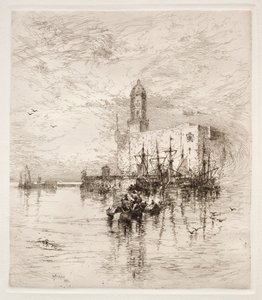 U Lua, San Juanin linna, v. Cruz, 1884. tekijältä Thomas Moran