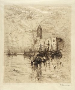 San Juan de Vluan linna, Vera Cruz tekijältä Thomas Moran