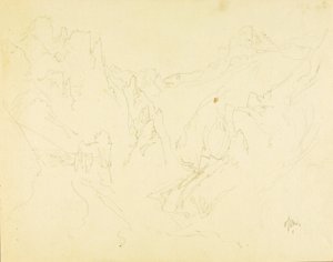 Rocky Canyonin kenttäkuvaus tekijältä Thomas Moran