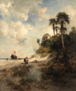Fort George Island, Florida tekijältä Thomas Moran