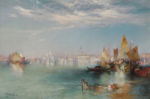 Grand Canal, Venetsia, 1901 tekijältä Thomas Moran