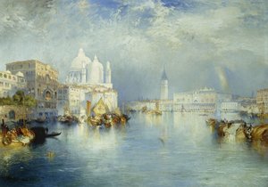 Grand Canal, Venetsia, 1903 tekijältä Thomas Moran