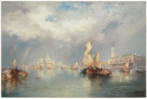 Grand Canal, Venetsia, 1905 tekijältä Thomas Moran