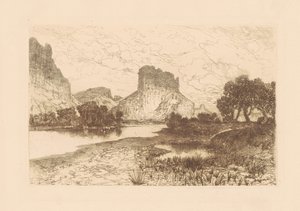 Green River, Wyoming Territory tekijältä Thomas Moran