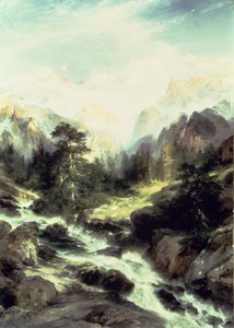 Tetonin alueella, 1899 tekijältä Thomas Moran