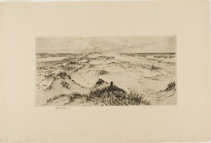 Katse yli hiekkadyynien - Easthampton tekijältä Thomas Moran