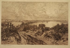 Huomenta, Hook Pond, East Hampton tekijältä Thomas Moran