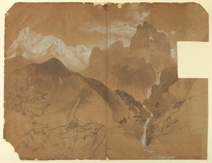 Lähellä Faidon solaa, Italia tekijältä Thomas Moran