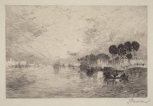 St. Johns River, Florida tekijältä Thomas Moran