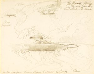 Beryl-lähde tiellä Lower Basinista Norrisiin. tekijältä Thomas Moran