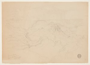 Grand Canyon sateessa tekijältä Thomas Moran