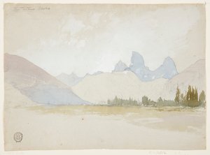 Tetons, Idaho tekijältä Thomas Moran