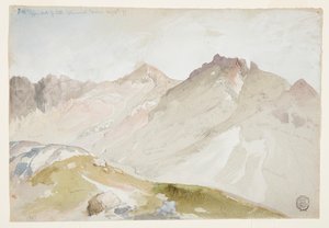 Little Cottonwood Canyonin yläpää, Wasatch Range, lähellä Ogdenia, Utahissa tekijältä Thomas Moran