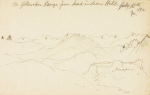 Yellowstone Range Dead Indian Hilliltä tekijältä Thomas Moran