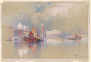 Näkymä Venetsiaan tekijältä Thomas Moran