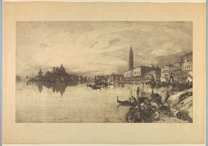 Näkymä Venetsiaan Grand Canalilta tekijältä Thomas Moran