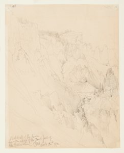 Canyonin länsimuuri, Yellowstone tekijältä Thomas Moran