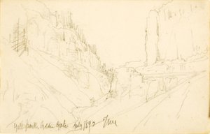 Yellowstone Park, Golden Gate tekijältä Thomas Moran