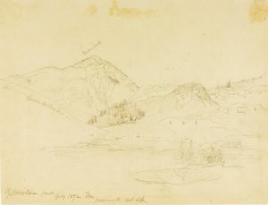 Yellowstone Park, Mammoth Hot Springs tekijältä Thomas Moran
