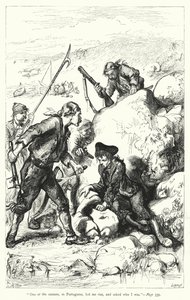 Kuvitus Jonathan Swiftin teokselle Gulliver