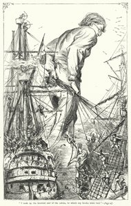 Kuvitus Jonathan Swiftin teokselle Gulliver