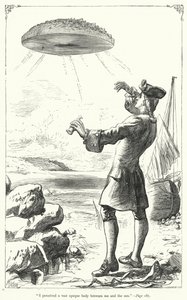 Jonathan Swiftin kuvitus Gulliverin matkalle (kaiverrus)
