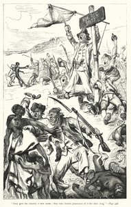 Kuvitus Jonathan Swiftin teokselle Gulliver
