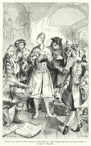 Kuvitus Jonathan Swiftin teokselle Gulliver