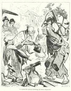 Kuvitus Jonathan Swiftin teokselle Gulliver