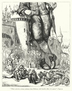 Kuvitus Jonathan Swiftin teokselle Gulliver