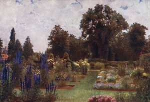 Kew Gardens: Herbaceous Gardens (väri litho)